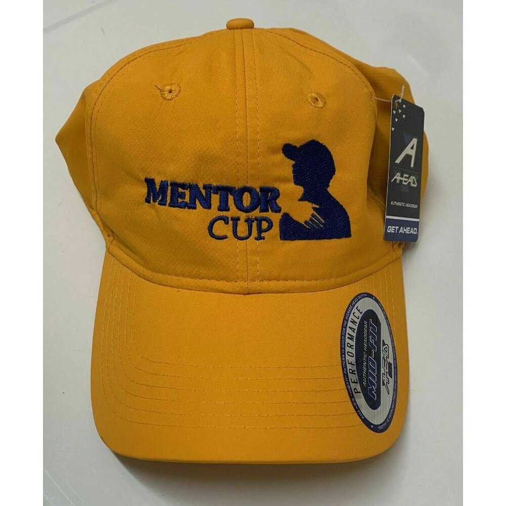 NWT New Mentor Cup Golf Ball Adjustable Cap Hat Unworn Head Gear